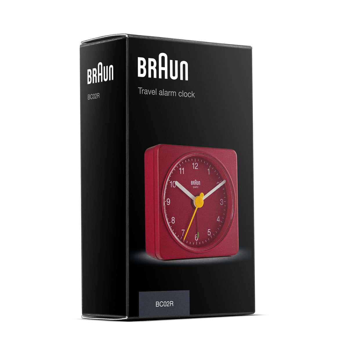 Braun BC02R Réveille-matin à Quartz, Rouge