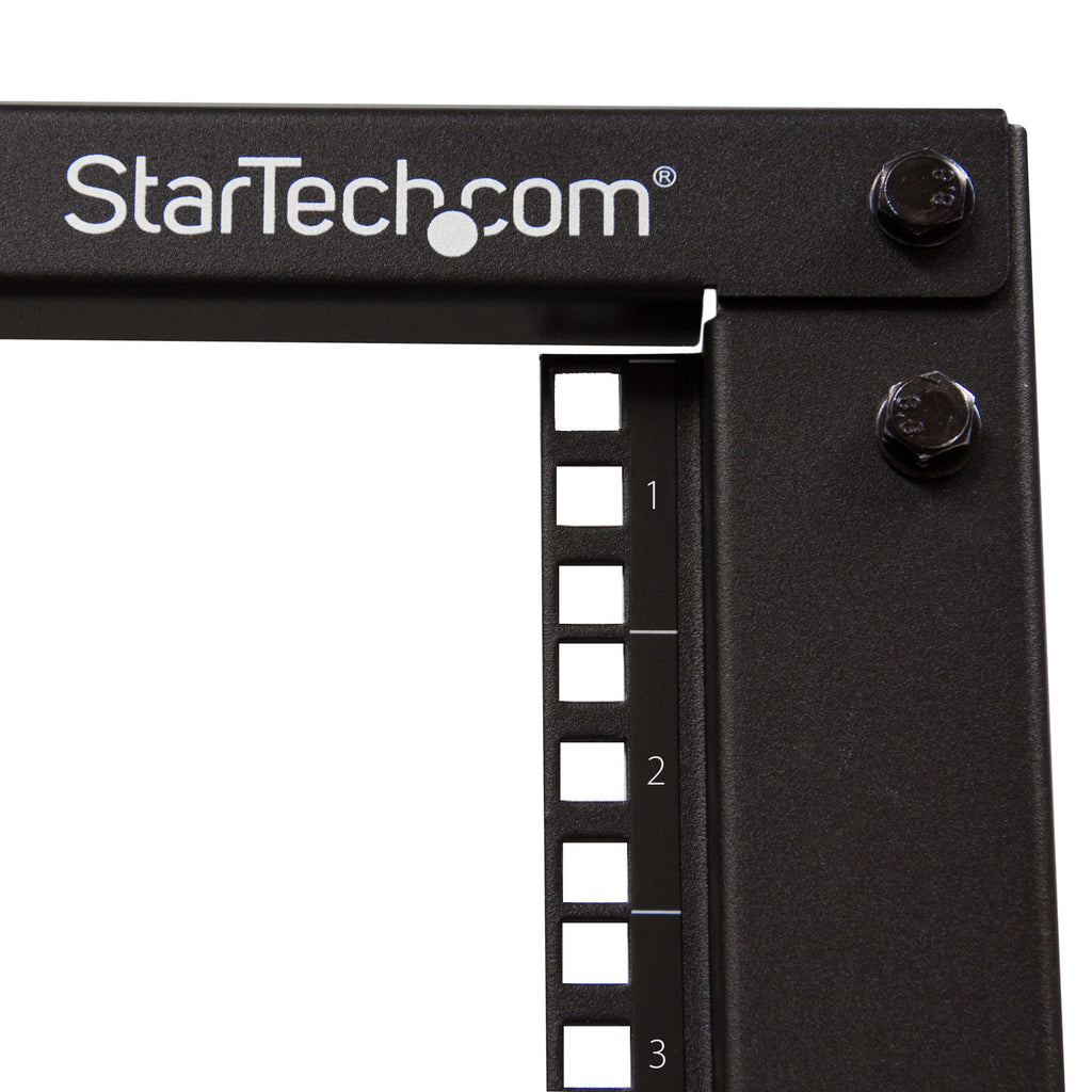 StarTech.com Rack Serveur Mobile 18U 4 Poteaux, Rack Réseau 19" avec Roulettes et Profondeur Ajustable
