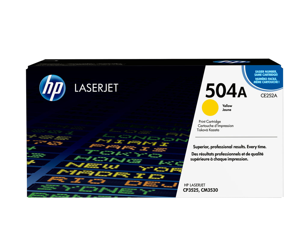 HP 504A Toner LaserJet Jaune Authentique
