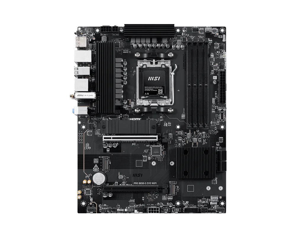 MSI PRO B850-S EVO WIFI Carte Mère AMD B850 Socket AM5 ATX