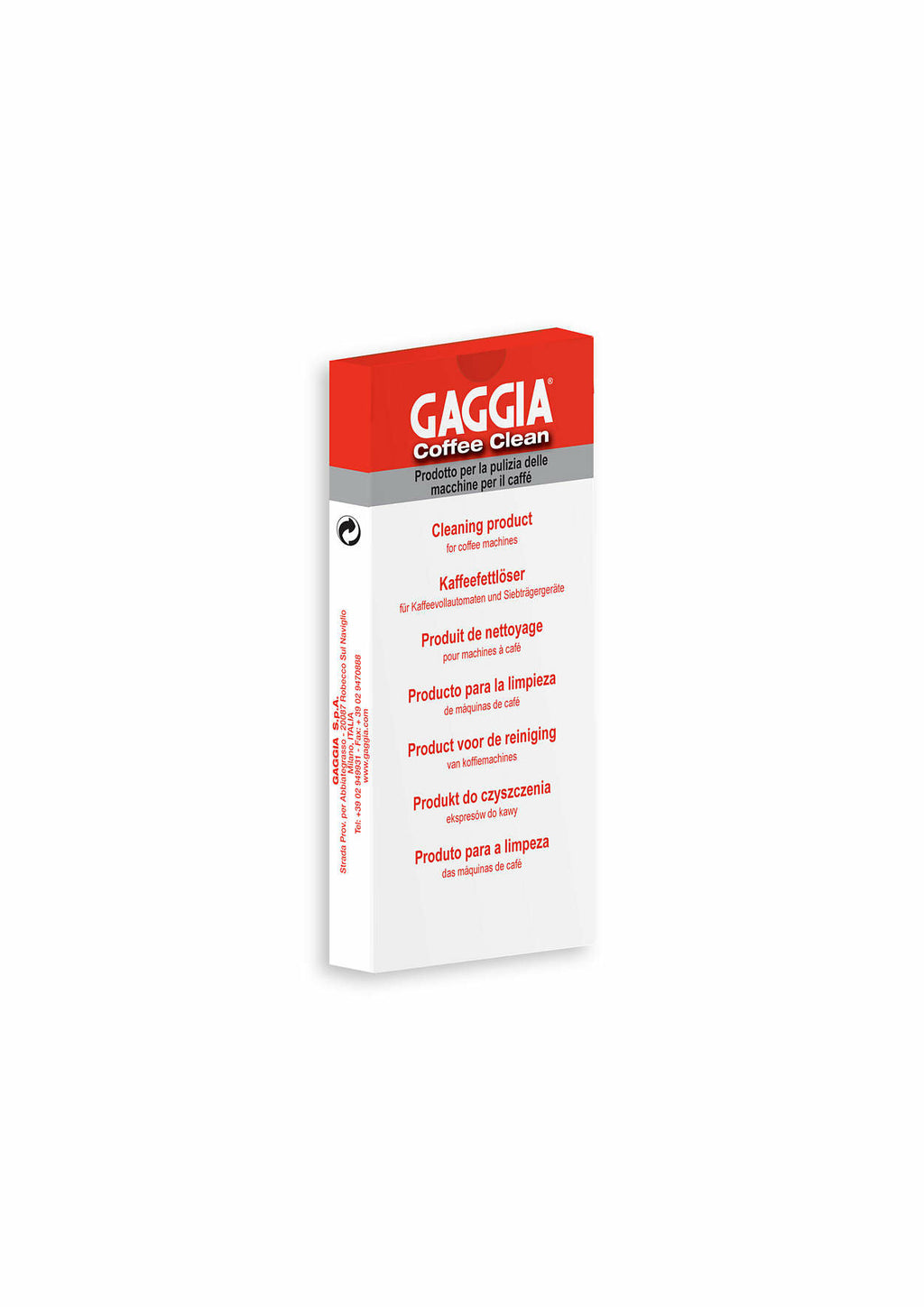 Gaggia RI9125/60 appareil nettoyeur à domicile Cafetières