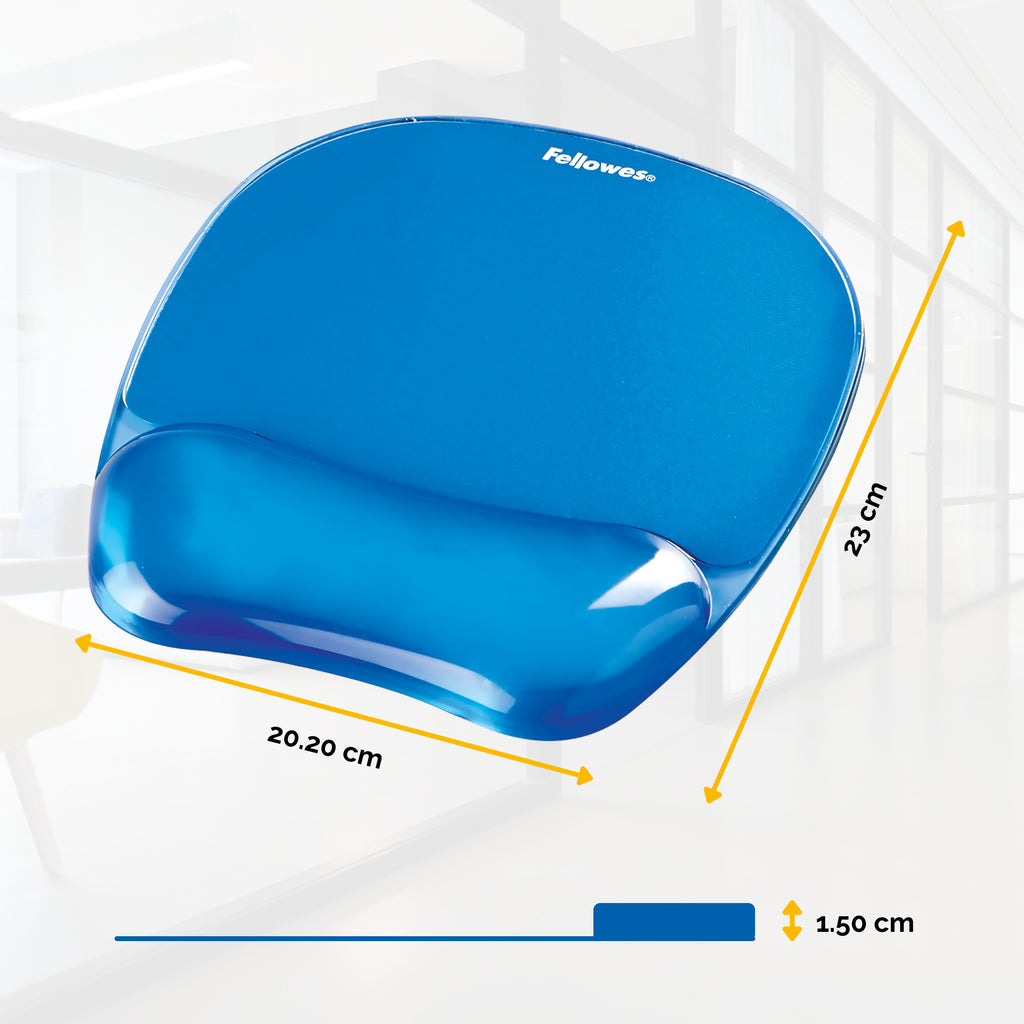 Fellowes 9114120 tapis de souris Bleu