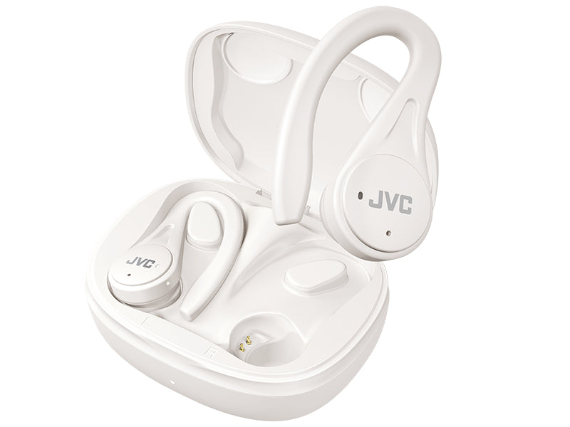 JVC HA-EC25T Casque True Wireless Stereo (TWS) Crochets auriculaires, Ecouteurs Appels/Musique Bluetooth Blanc