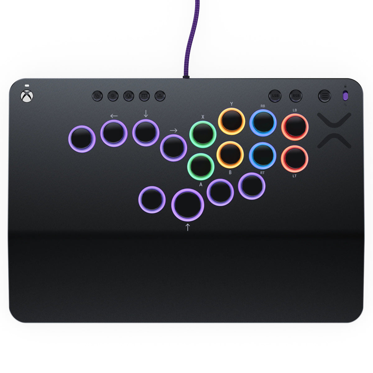 Turtle Beach Victrix Pro KO sans levier Fight stick Gris Édition. Sous licence officielle Xbox avec boutons Cherry MX Sp