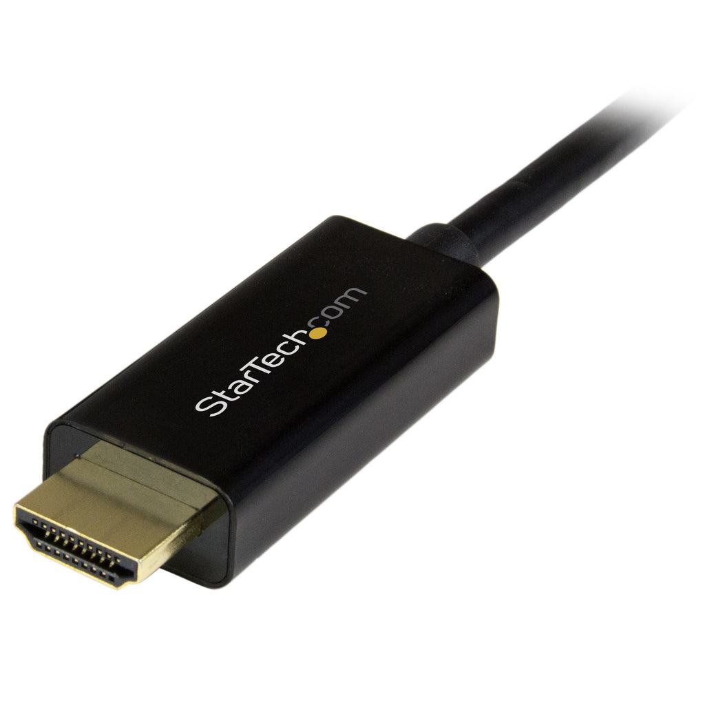 StarTech.com Câble DisplayPort vers HDMI 2m - 4K 30Hz - Adaptateur DP vers HDMI - Convertisseur pour Moniteur DP 1.2 à HDMI - Connecteur DP à Verrouillage - Cordon Passif DP vers HDMI - vue 2