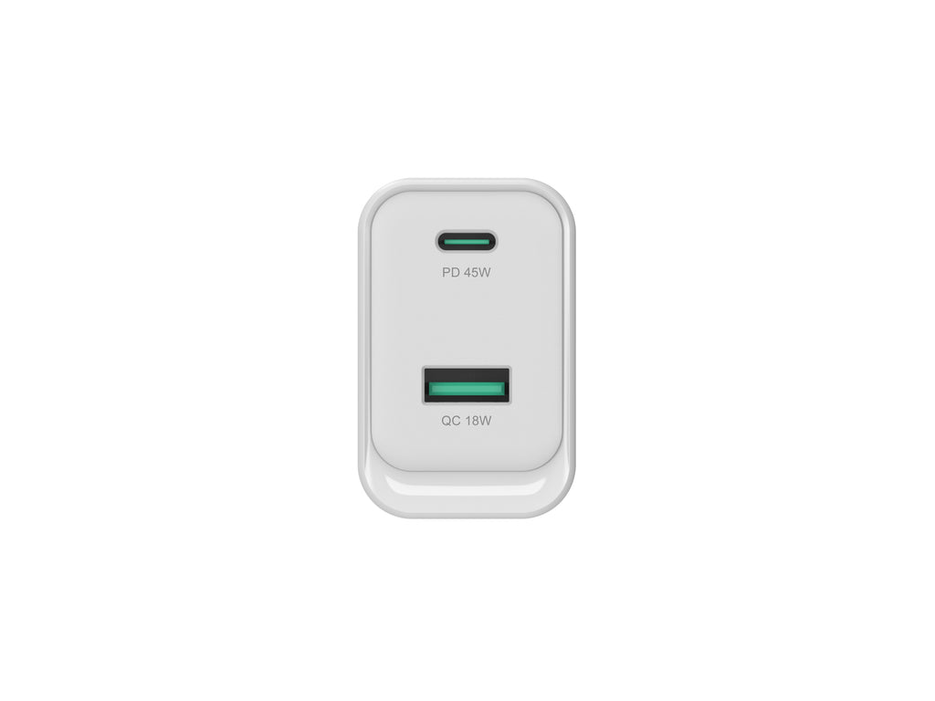 Conceptronic ALTHEA20W45 chargeur d'appareils mobiles Universel Blanc Secteur Charge rapide Intérieure