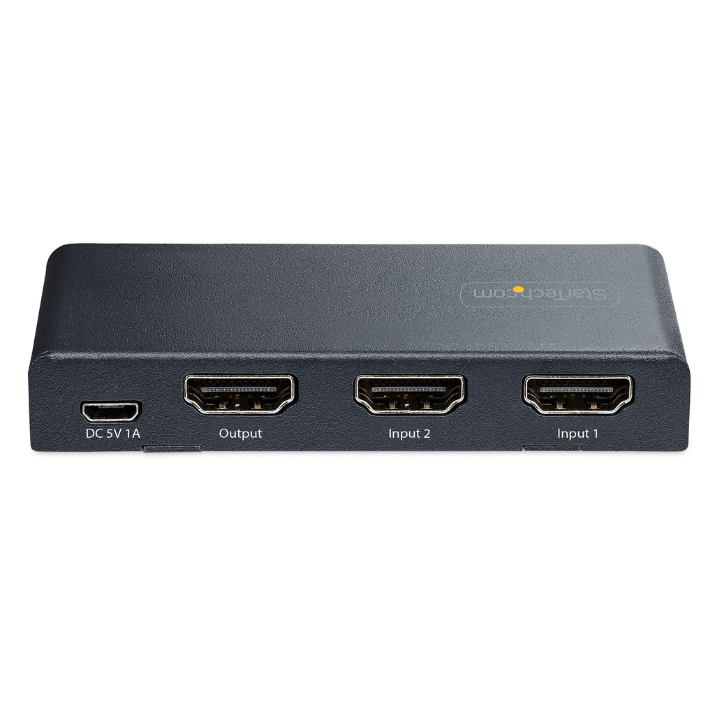 StarTech.com Switch HDMI 8K 2 Ports HDMI 2.1 4K 120Hz HDR10+ 8K 60Hz UHD 2 Entrées 1 Sortie avec Télécommande
