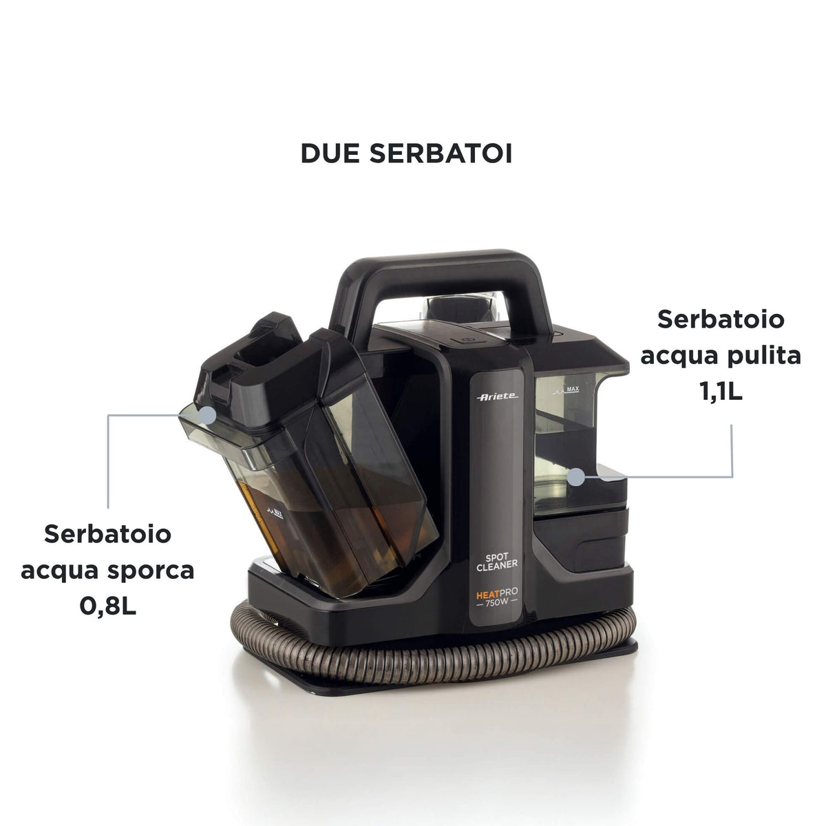 Ariete 2482/00 Aspirateur sans sac Profond/interim 750 W Sans sac