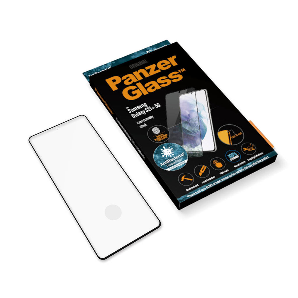 PanzerGlass Protection d'écran pour Samsung Galaxy S21+ 5G, Verre Trempé Transparent, 1 pièce