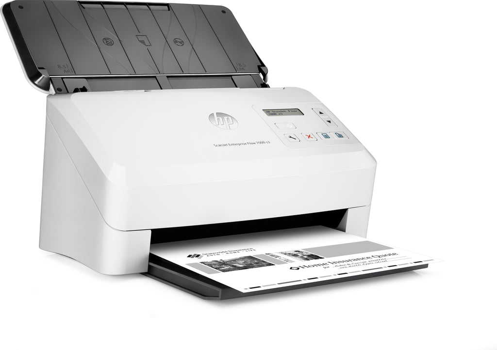 HP Scanjet Enterprise Flow 7000 s3 Alimentation feuille à feuille de scanner 600 x 600 DPI A4 Blanc
