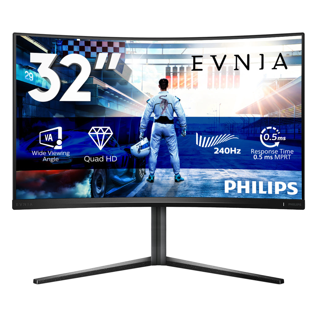 Philips Evnia 5000 32M2C5500W/00 écran plat de PC 80 cm (31.5") 2560 x 1440 pixels Quad HD LCD Noir