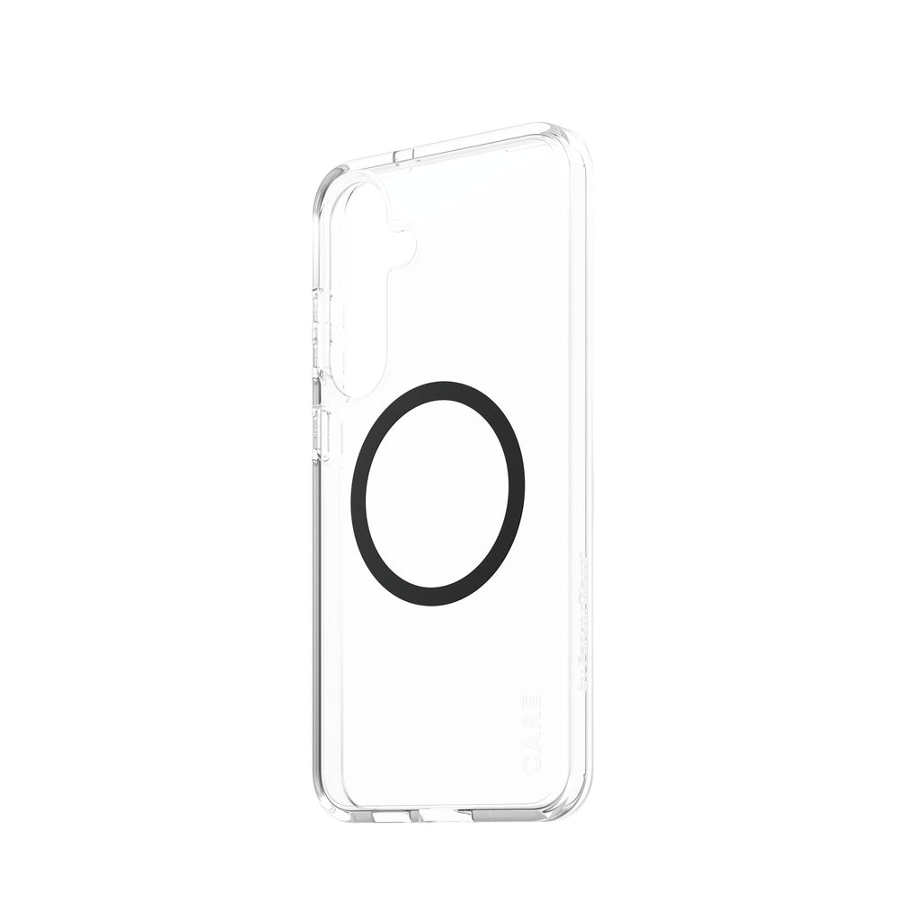 PanzerGlass PanzerGlass CARE™ by ® Urban Combat Case Transparent w. Black Qi Compatible Samsung Galaxy S25+ coque de protection pour téléphones portables Housse
