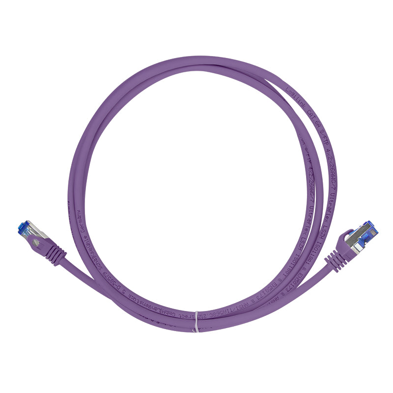 LogiLink C6A079S câble de réseau Violet 5 m Cat6a S/FTP (S-STP) Rond - vue 4