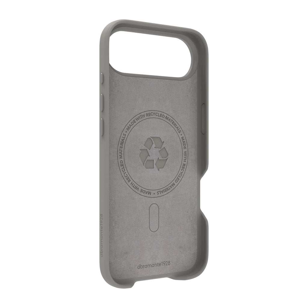 Coque de Protection Roskilde MS Kick ICON pour iPhone 17 Air, Housse avec Support de Bureau, Gris