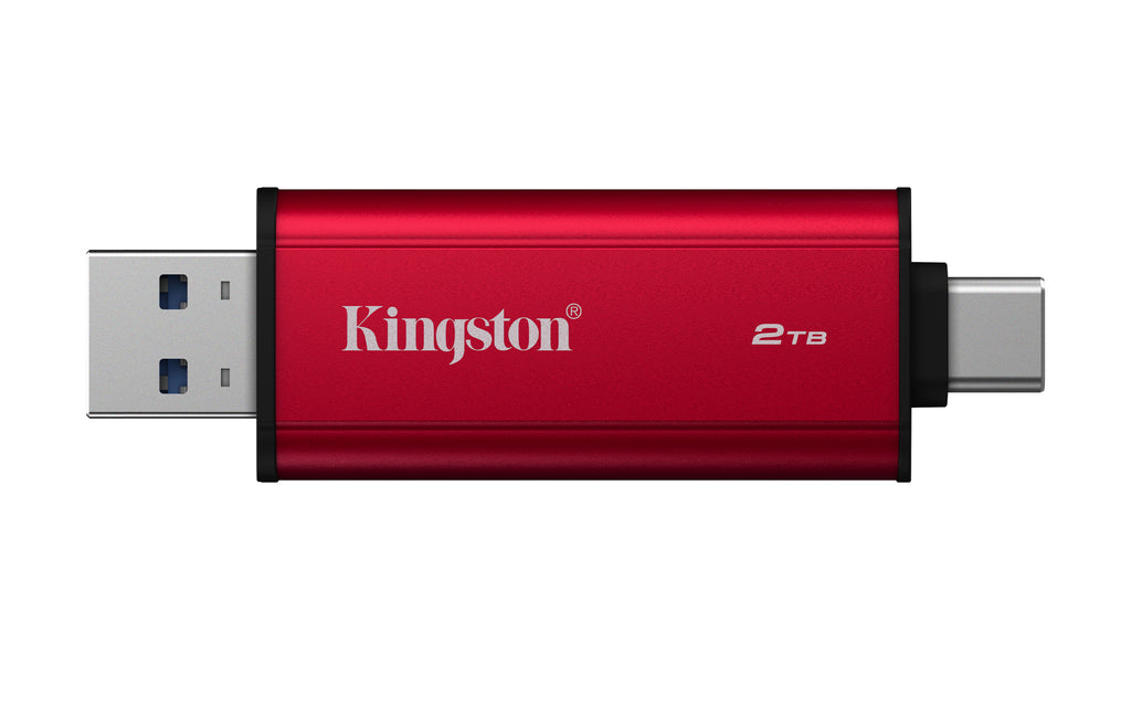 Kingston Technology SSD Portable 2To Dual USB-A/C, jusqu'à 1050 Mo/s, USB 3.2 Gen 2