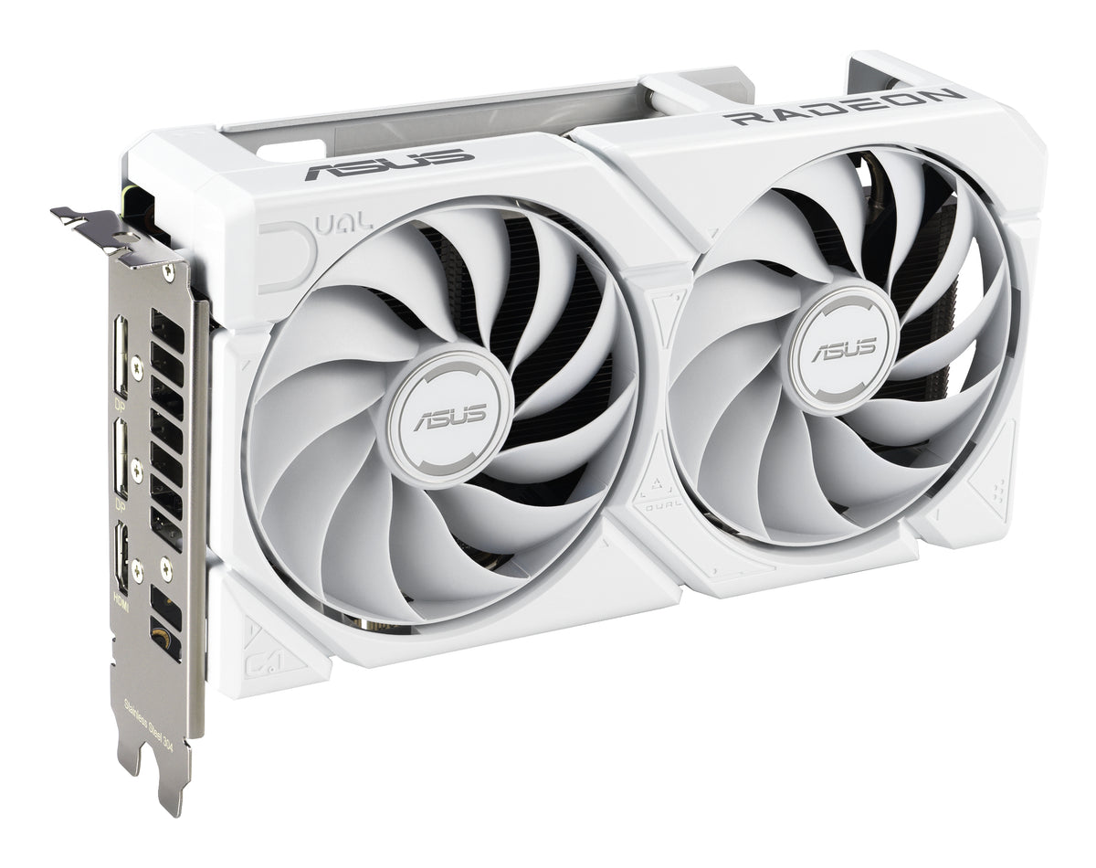 ASUS Dual Radeon RX 9060 XT 16 Go GDDR6 White