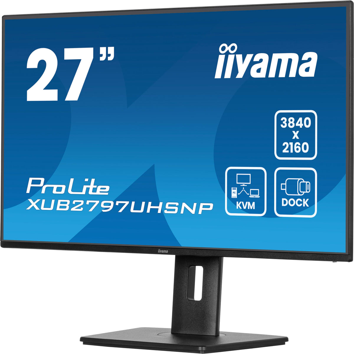 iiyama ProLite XUB2797UHSNP-B1 Écran PC 27" 4K Ultra HD LED Noir