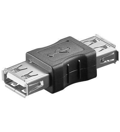 Microconnect USBAFAF changeur de genre de câble USB A Noir