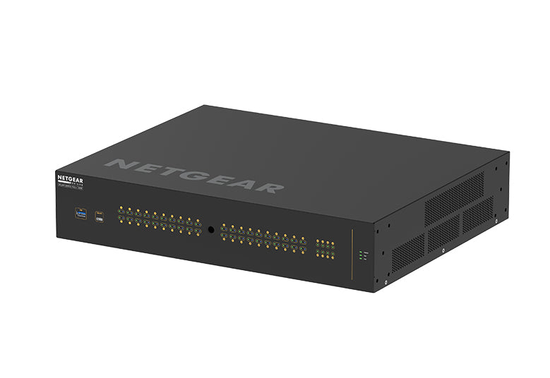 NETGEAR GSM4248UX Switch Gigabit Ethernet Géré L2/L3 PoE, 40 Ports RJ-45, 2U, Noir