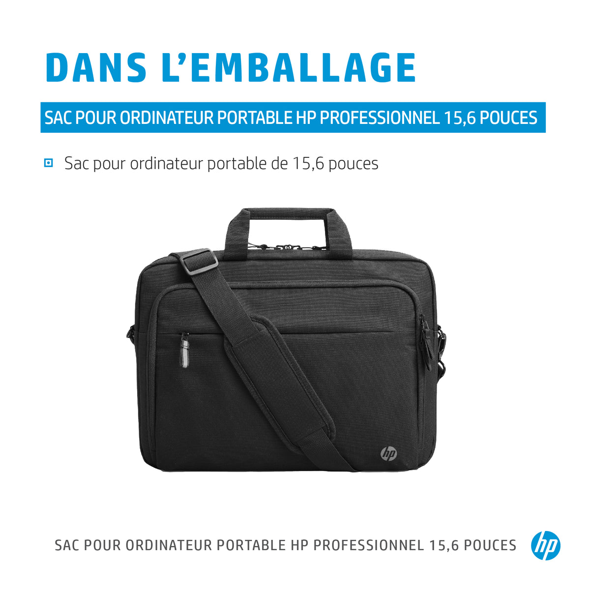 HP Sacoche pour ordinateur portable Professional 15,6 pouces