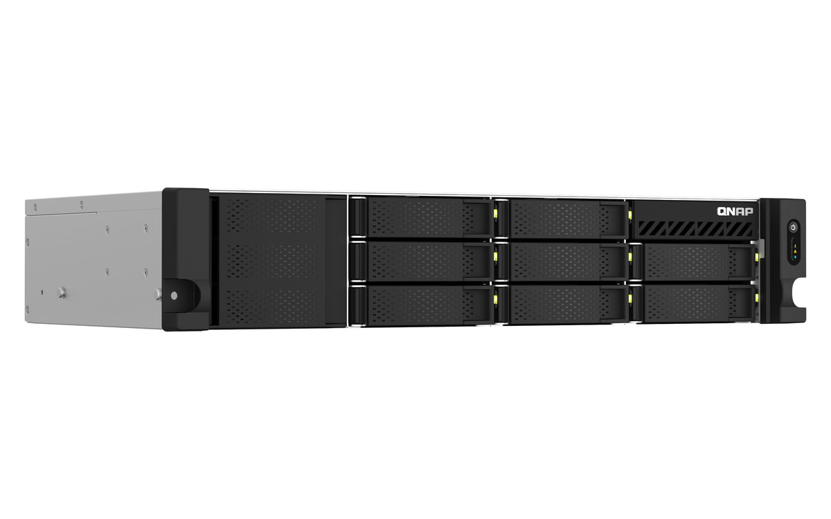 QNAP TS-864EU-RP NAS Rack (2 U) Intel® Celeron® N5095 8 Go DDR4 0 To QNAP Turbo System Noir - vue 4