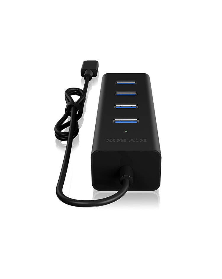 ICY BOX IB-HUB1409-C3 USB 3.2 Gen 1 (3.1 Gen 1) Type-C 5000 Mbit/s Noir - vue 3