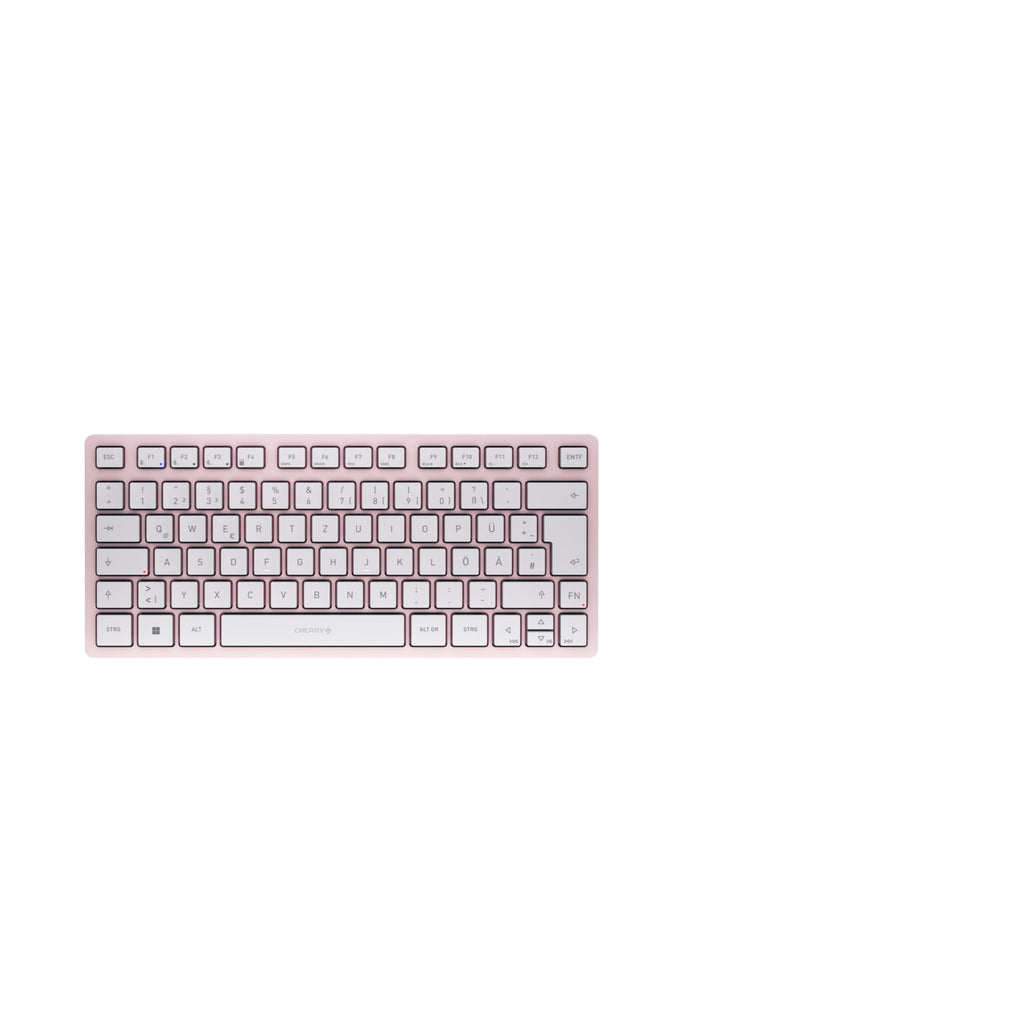 Cherry KW 7100 MINI BT Clavier Bluetooth Universel QWERTZ Allemand, Rose