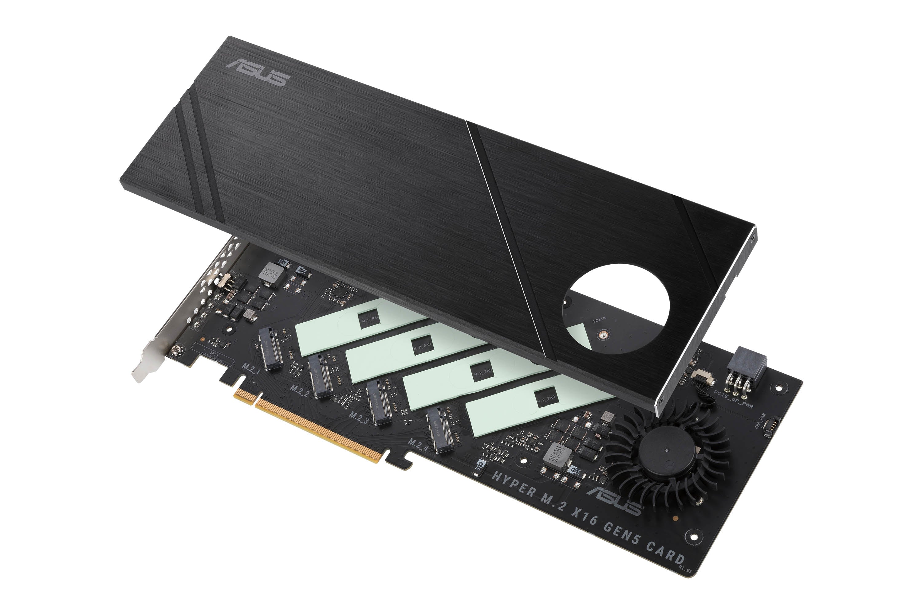 ASUS Hyper M.2 x16 Gen5 Card carte et adaptateur d'interfaces Interne