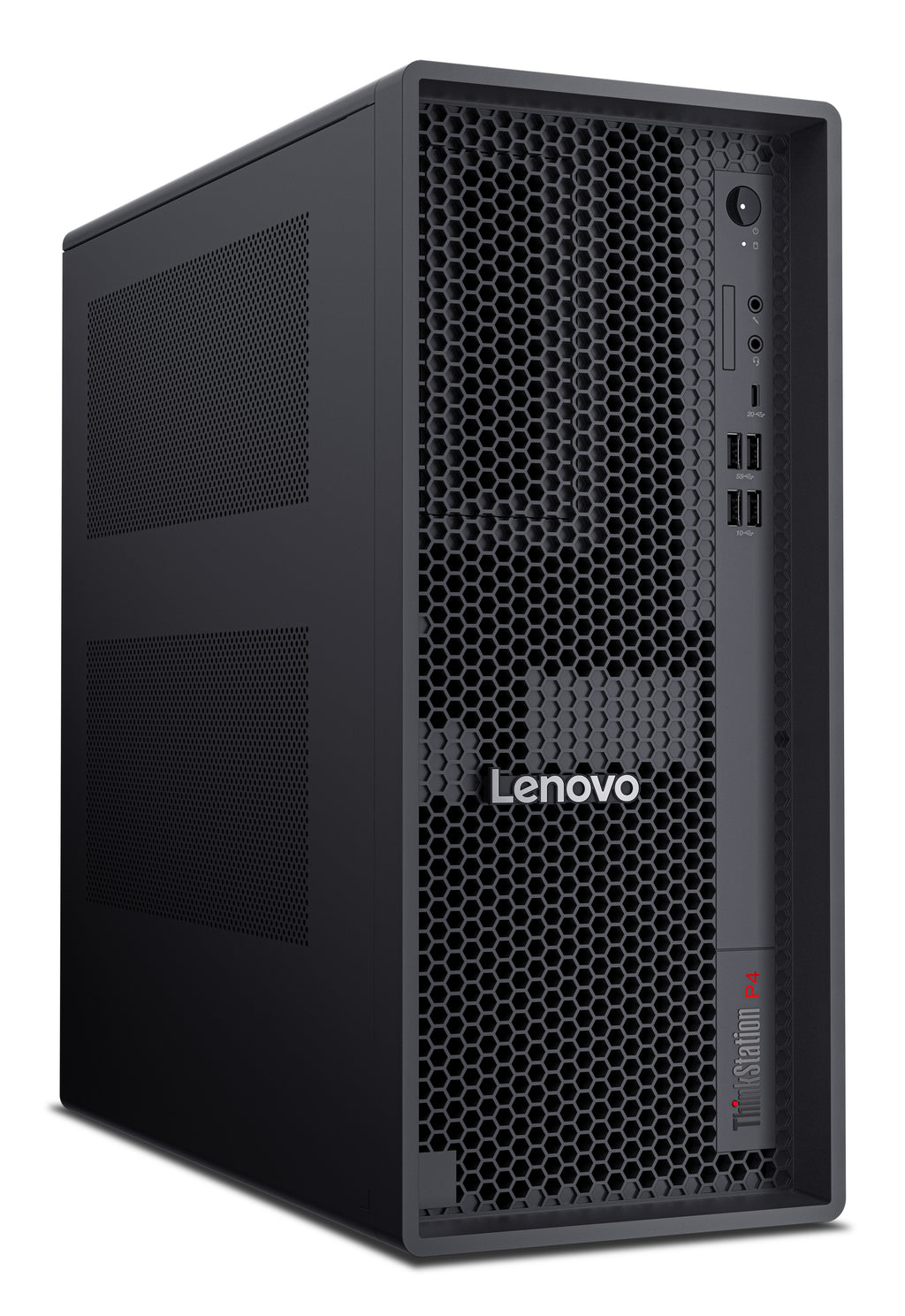 Lenovo ThinkStation P4 AMD Ryzen™ 9 PRO PRO 9965X3D 64 Go DDR5-SDRAM 1 To SSD Windows 11 Pro Tower PC Noir - vue 2
