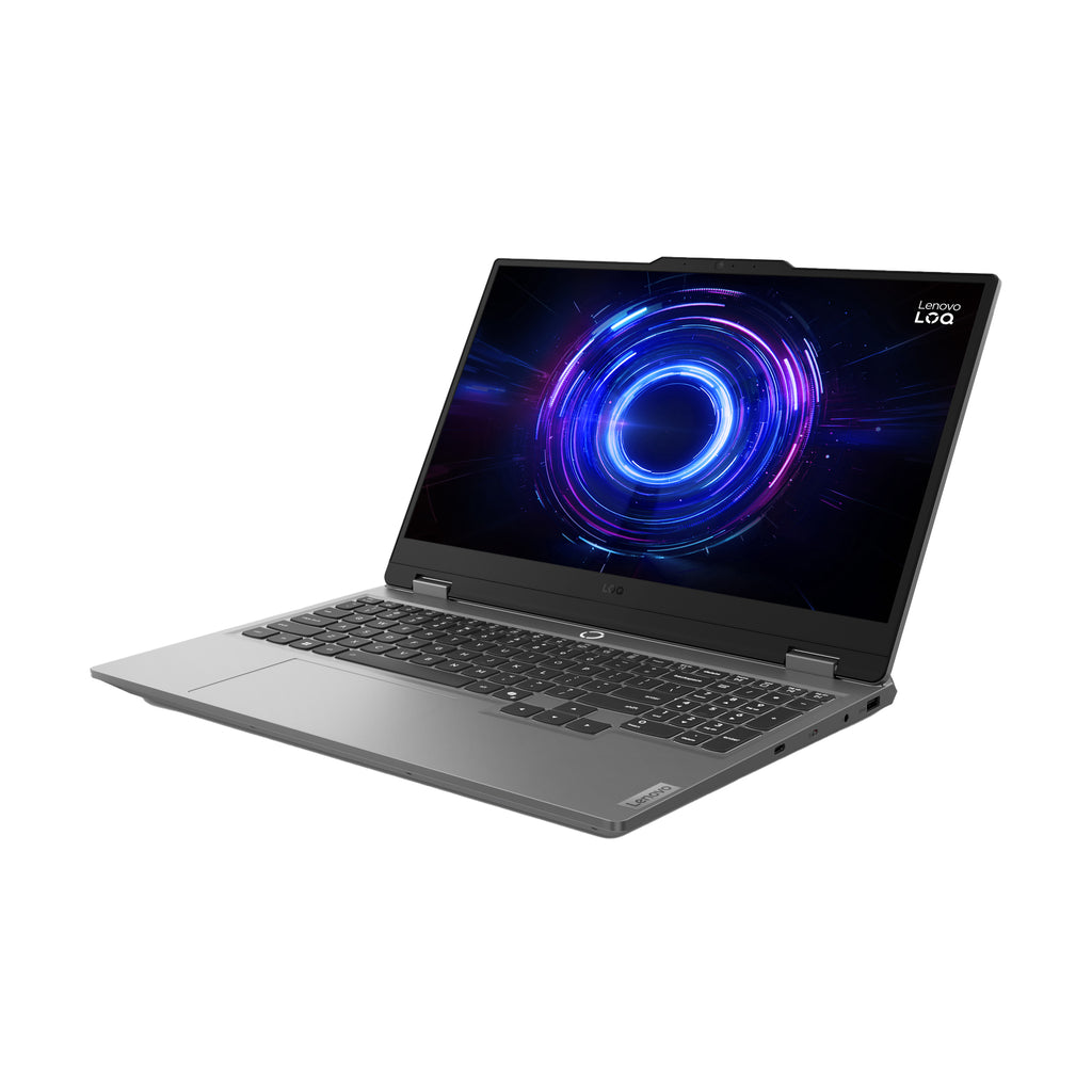 Lenovo LOQ 15IRX10 Intel® Core™ i5 i5-13450HX Ordinateur portable 39,6 cm (15.6") Full HD 12 Go DDR5-SDRAM 512 Go SSD NVIDIA GeForce RTX 5050 Wi-Fi 6 (802.11ax) Windows 11 Home Anglais Gris