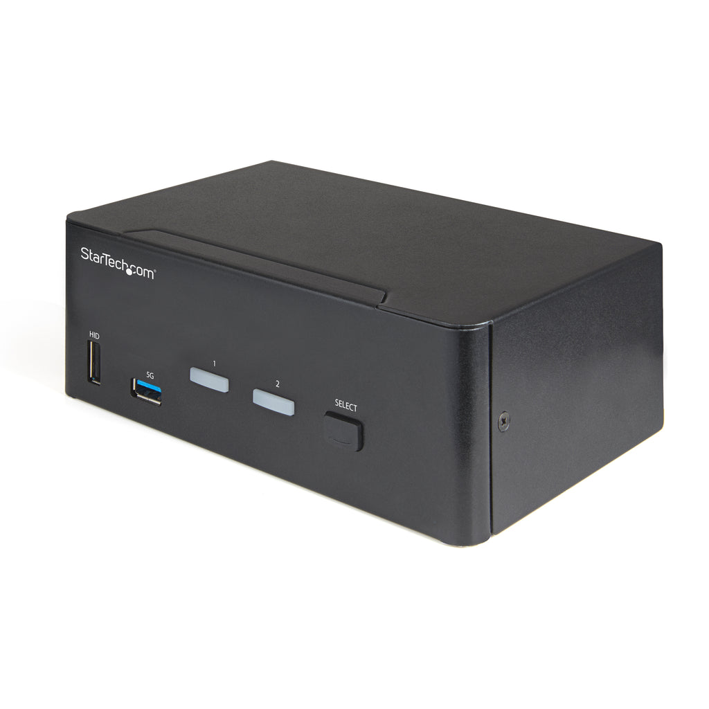 StarTech.com Commutateur KVM HDMI 2.0 2 Ports 2 Écrans 4K 60Hz Ultra HDR avec Hub USB 3.0