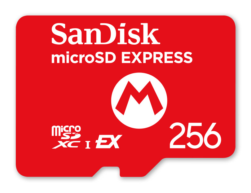Nintendo Carte mémoire micro SD express 256 Go SanDisk