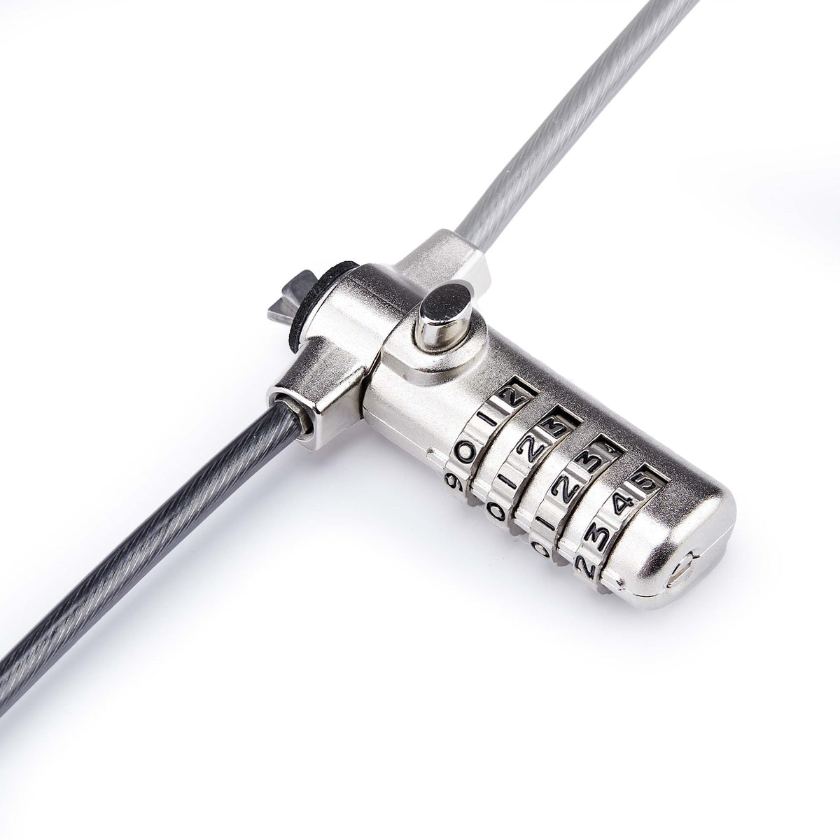 StarTech.com Antivol pour Ordinateur Portable K-Slot, Câble en Acier 1,5m, Serrure à Combinaison
