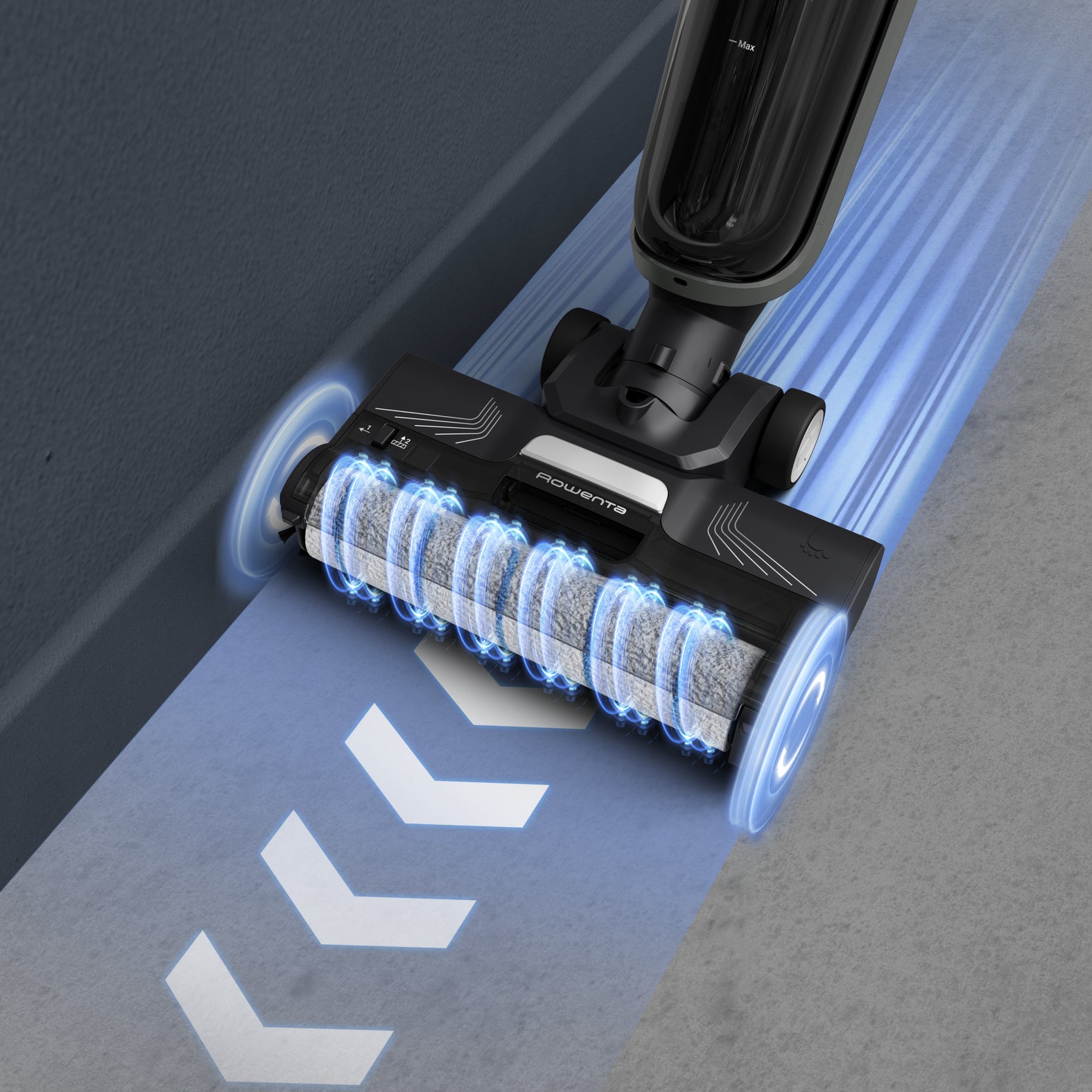 Rowenta X-Clean 4 GZ5035 Aspirateur balai Batterie Sec&humide mousse Sans sac 200 W Gris