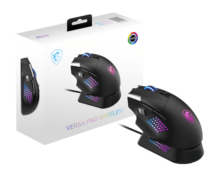MSI S12-4301370-CLA souris Gaming Droitier RF Wireless + Bluetooth + USB Type-A Optique 26000 DPI