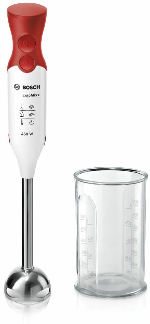 Bosch Bosch MSM64110 blender Mélangeur par immersion 450 W Rouge, Blanc