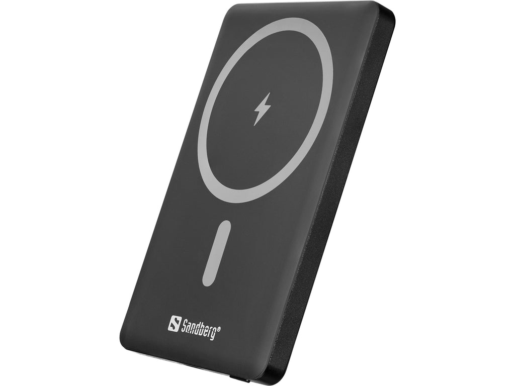 Sandberg 320-96 banque d'alimentation électrique Lithium 5000 mAh Recharge sans fil Noir - vue 2