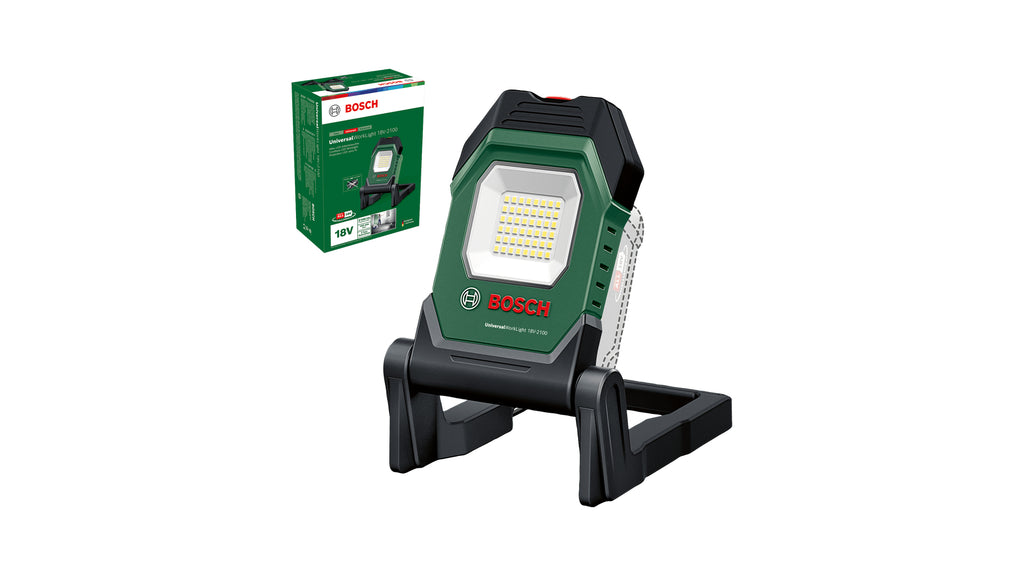 Bosch Bosch UniversalWorkLight 18V-2100 Noir, Vert