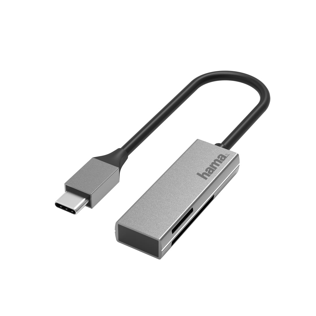 Hama 00200131 Lecteur de Carte Mémoire USB 3.2 Gen 1 Type-C, Argent