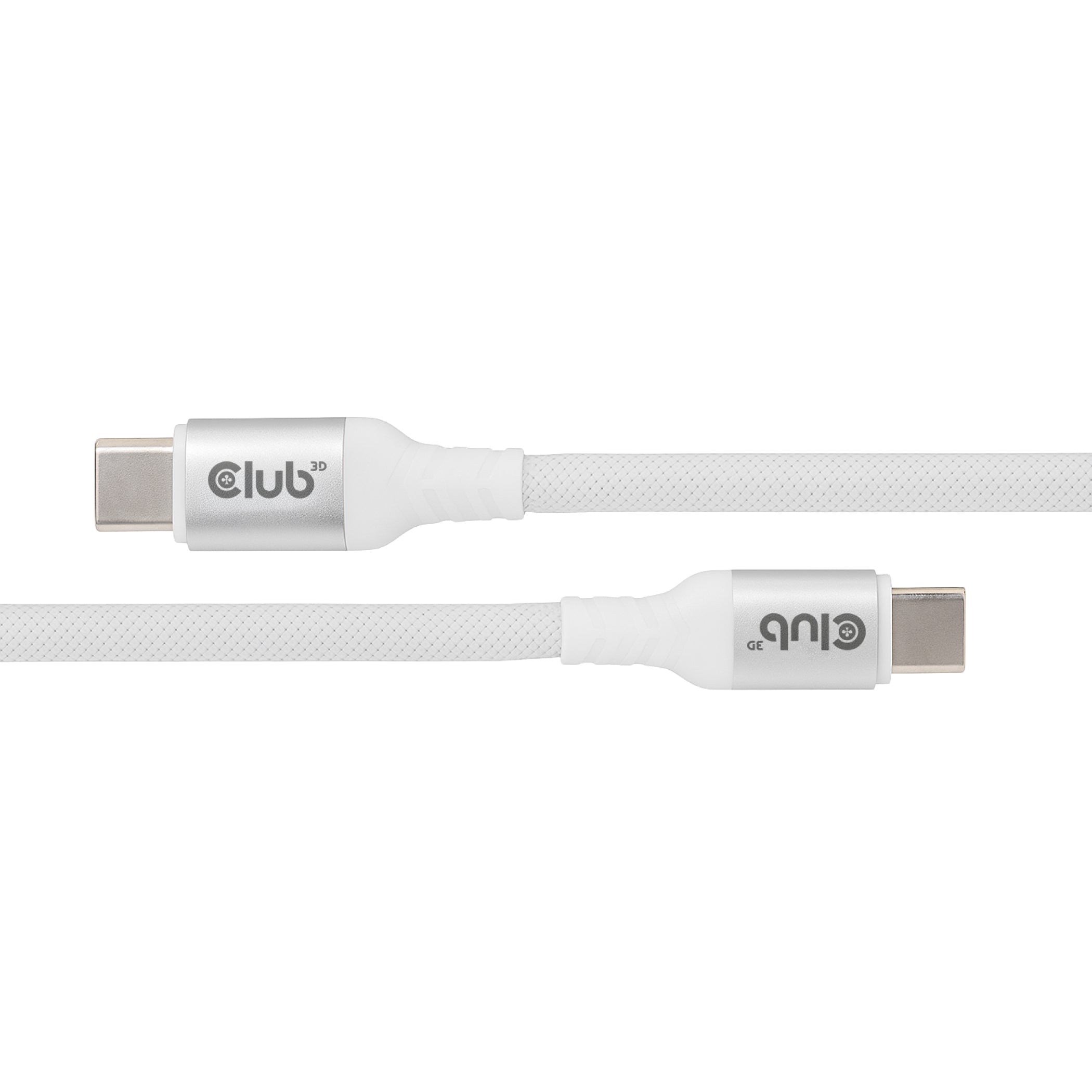 CLUB3D CLUB 3D USB-C Magnetic-Coil Cable White câble USB 2 m USB C 0,48 Gbit/s 240 W Blanc