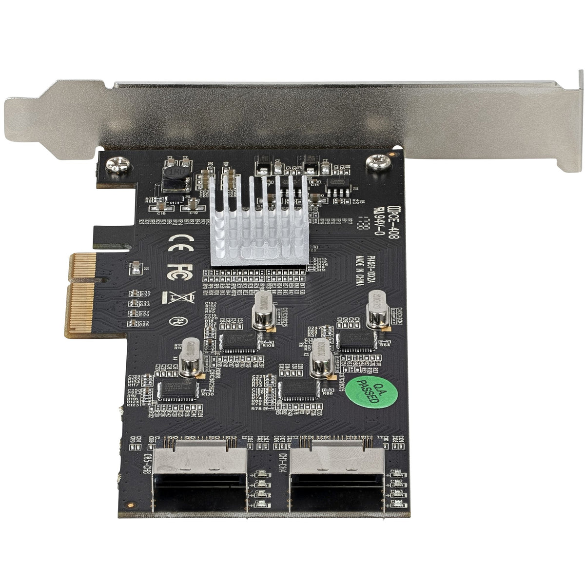 StarTech.com Carte Contrôleur SATA PCIe 8 ports, 6Gbps, PCI-e x4 Gen 2 vers SATA III pour HDD/SSD