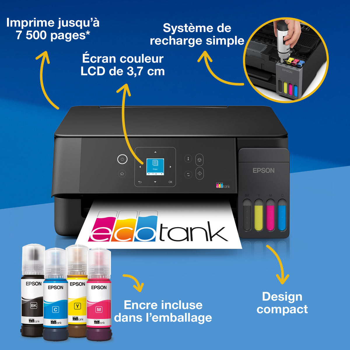 Epson EcoTank ET-2920 Jet d'encre A4 5760 x 1440 DPI Wifi