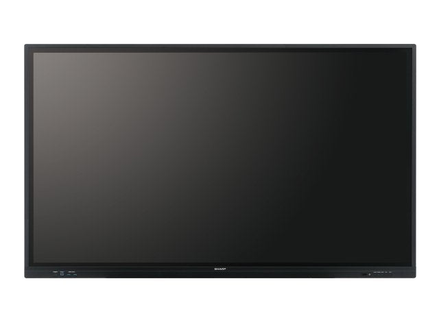 Sharp PN-LC862 Écran plat de signalisation numérique 2,18 m (86") LCD Wifi 450 cd/m² 4K Ultra HD Noir Écran tactile Intégré dans le processeur Android 11 16/7