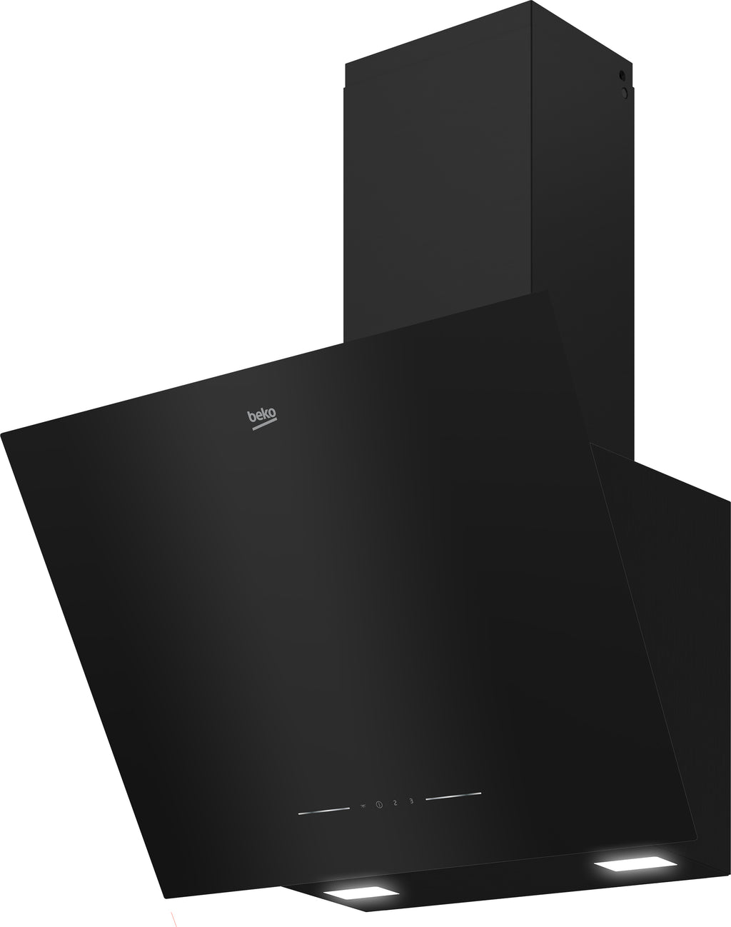 Beko BHCA62442BBH hotte Montée au mur Noir 408 m³/h