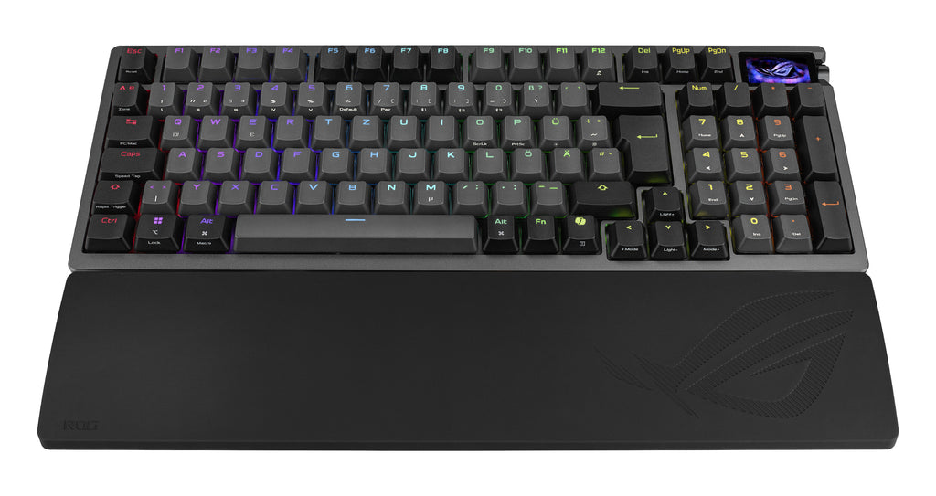 ASUS ROG Azoth 96 HE clavier Gaming USB + RF Wireless + Bluetooth QWERTZ Noir
