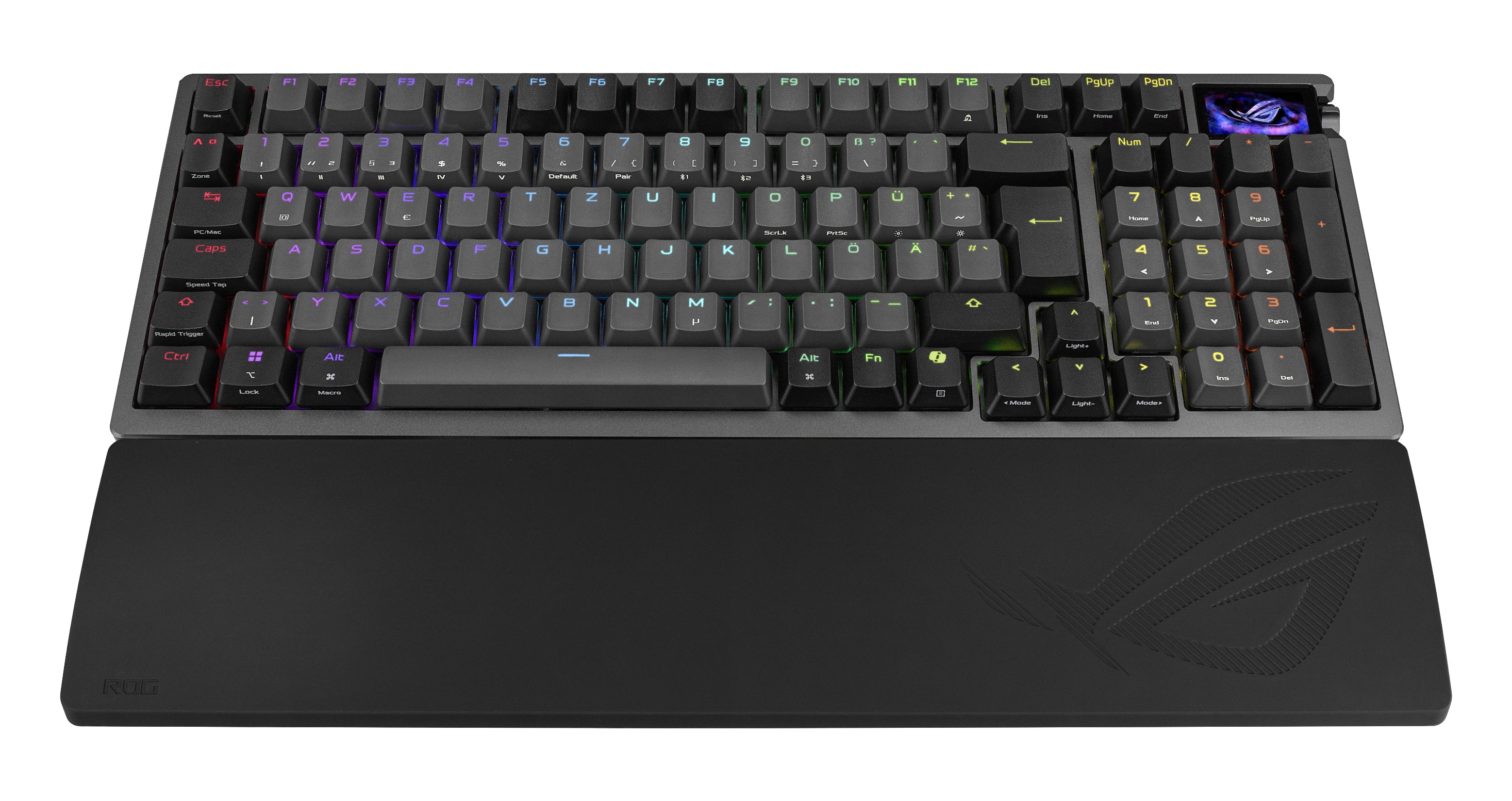 ASUS ROG Azoth 96 HE clavier Gaming USB + RF Wireless + Bluetooth QWERTZ Noir