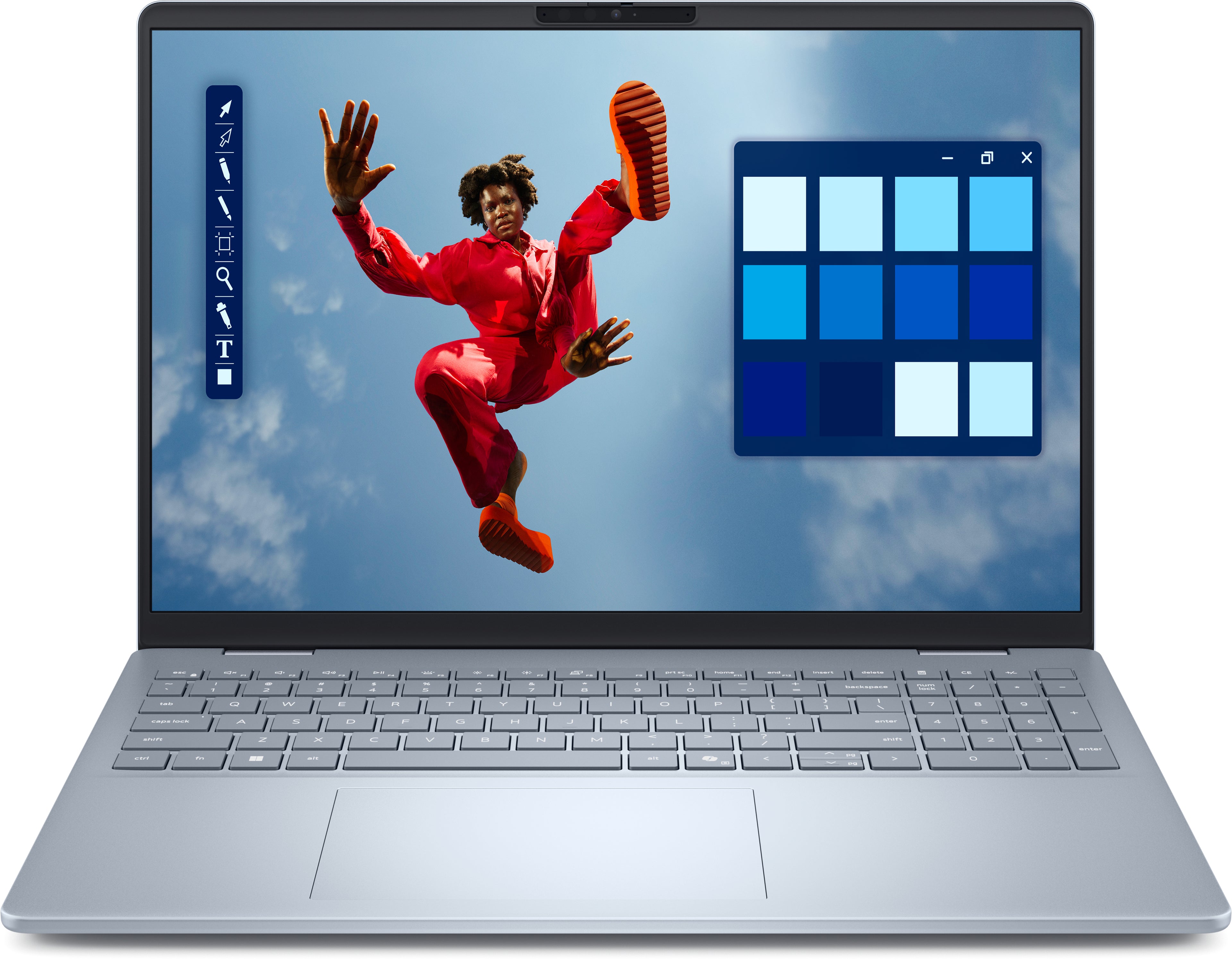 DELL 16 Plus DB16250 Intel Core Ultra 7 258V Ordinateur portable 40,6 cm (16") Écran tactile Full HD+ 32 Go LPDDR5x-SDRAM 1 To SSD Wi-Fi 7 (802.11be) Windows 11 Pro Bleu