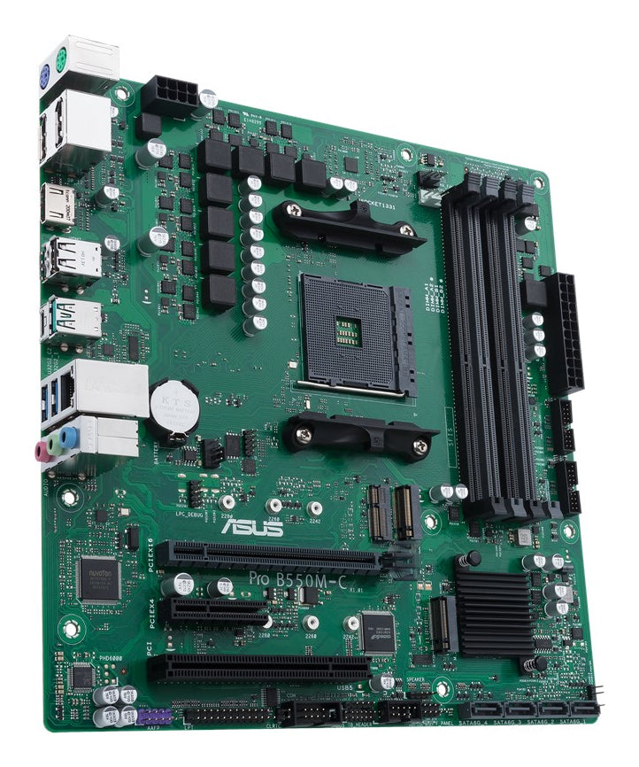 ASUS PRO B550M-C/CSM AMD B550 Emplacement AM4 micro ATX