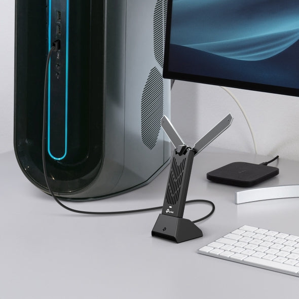 TP-Link Archer TBE400UH Adaptateur WLAN Tri-bande Wi-Fi 7, 2882 Mbit/s, USB