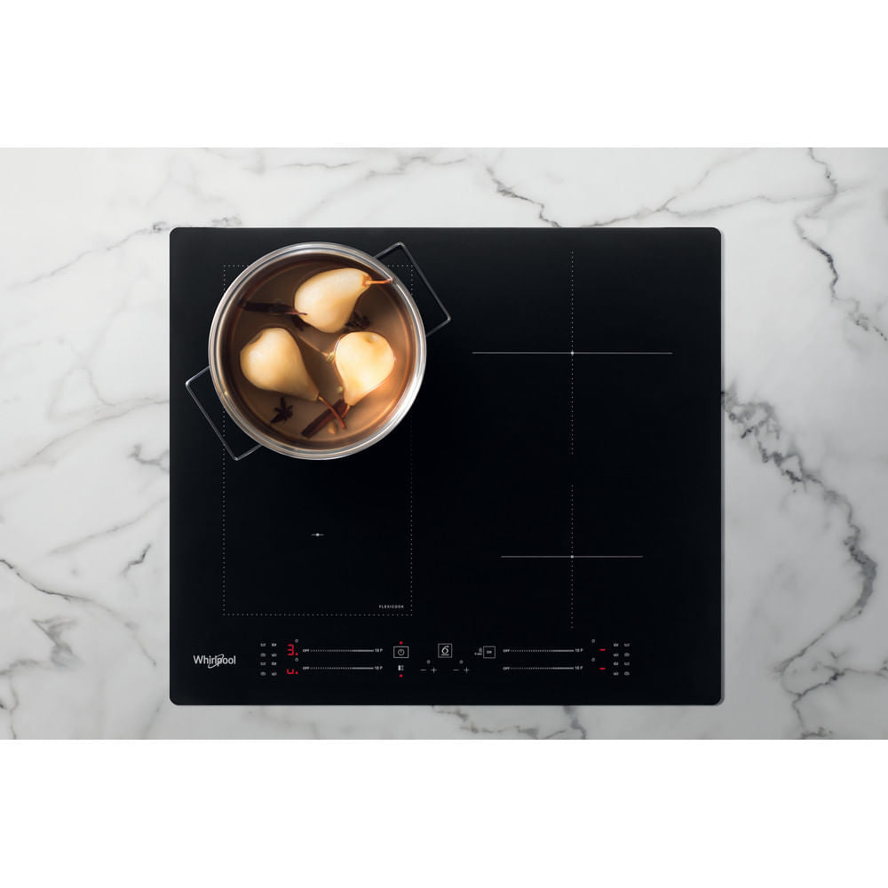 Whirlpool Plaque induction FlexiCook 4 foyers - WLS7960NE -